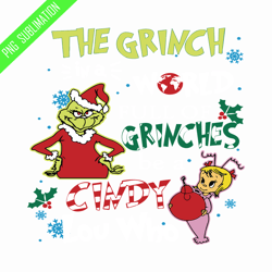 The grinch in a world christmas png