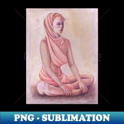 Meditating woman girl buddhism zen yoga - Premium Sublimation Digital Download - Stunning Sublimation Graphics
