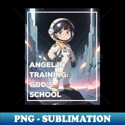 Angel in training Gods school - Instant Sublimation Digital Download - Stunning Sublimation Graphics