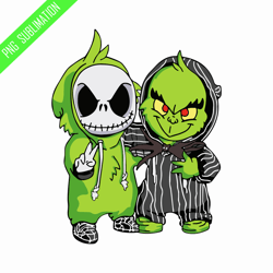 Jack and Grinch christmas png