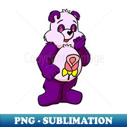 Polite Panda Carebear - Instant Sublimation Digital Download - Perfect for Personalization