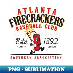 Atlanta Firecrackers Baseball - Exclusive Sublimation Digital File - Transform Your Sublimation Creations