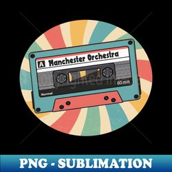manchester orchestra retro - Modern Sublimation PNG File - Perfect for Sublimation Mastery