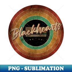 Blackhearts Vintage Circle Art - High-Quality PNG Sublimation Download - Instantly Transform Your Sublimation Projects