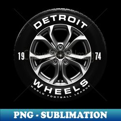 Detroit Wheels - Aesthetic Sublimation Digital File - Instantly Transform Your Sublimation Projects