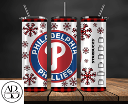 Philadelphia Phillies Png, Christmas Coffee MLB Tumbler Png, MLB Christmas Tumbler Png, MLB Baseball 02