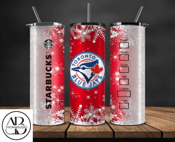 Toronto Blue Jays Png, Christmas Coffee MLB Tumbler Png, MLB Christmas Tumbler Png, MLB Baseball 33