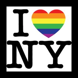 I Love NY Rainbow Heart Svg, Trending Svg, I Love NY Svg, I Love New York Svg, Rainbow Heart Svg, Rainbow Flag Svg, Lgbt