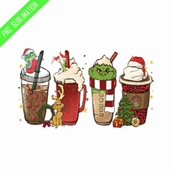 Grinch coffee grinch christmas png