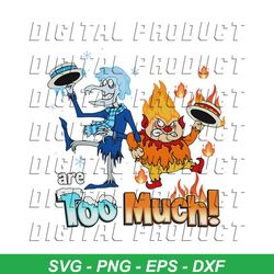 Miser Brothers Too Much Heat and Snow Miser PNG Download