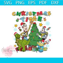 Retro Toy Story Christmas Time PNG Sublimation File