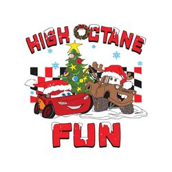 High Octane Fun Disney Pixar Cars Christmas SVG File
