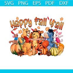 Happy Fall Yall Thanksgiving Movies Character PNG Download