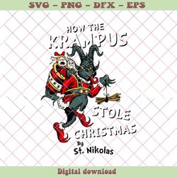 How The Krampus Stole Christmas St Nikolas PNG Download