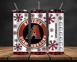 Arizona Diamondbacks Png, Christmas Coffee MLB Tumbler Png, MLB Christmas Tumbler Png, MLB Baseball 18