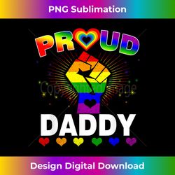 Mens Proud Daddy Rainbow LGBT Gay Pride Month Fathers - Timeless PNG Sublimation Download - Pioneer New Aesthetic Frontiers