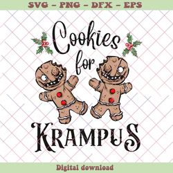 Cookies For Krampus Creepy Gingerbread Man PNG File