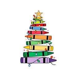 Christmas Teacher Crayon Christmas Tree PNG Download Files