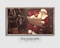 Christmas Tv Art, Samsung Frame TV Art, Christmas Decor,Santa Claus Decor,Winter Decor,Holiday, Farmhouse Art,Instant Do