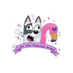 Im The Flamingo Queen Funny Muffin PNG Download
