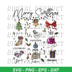 Merry Swiftmas Taylor Albums Version PNG Download File