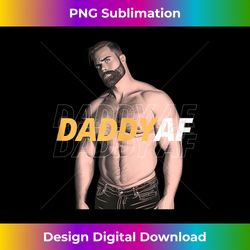 daddy af cute gay bear pride flag colors for gay bear men tank to - classic sublimation png file - channel your creative rebel