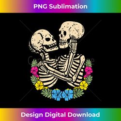 Pansexual Skeletons Kissing Pan Pride Flag Lgbtq Men Wome - Innovative PNG Sublimation Design - Challenge Creative Boundaries
