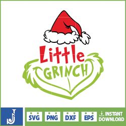Grinch Svg, Grinch Christmas Svg, Grinch Clipart Files, Cricut and Silhouette Files Digital File (150)