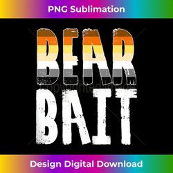 Mens Bear Bait - Funny Gay Pride Bear Tank Top - Sophisticated PNG Sublimation File - Rapidly Innovate Your Artistic Vision