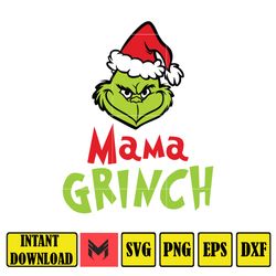 Grinch Svg, Grinch Christmas Svg, Grinch Clipart Files, Cricut and Silhouette Files Digital File (148)
