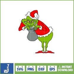Grinch Svg, Grinch Christmas Svg, Grinch Clipart Files, Cricut and Silhouette Files Digital File (15)