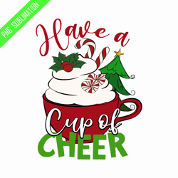 Have a cup of cheer retro christmas svg