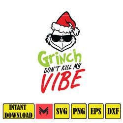 Grinch Svg, Grinch Christmas Svg, Grinch Clipart Files, Cricut and Silhouette Files Digital File (183)