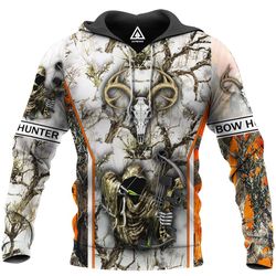 Bow Hunting Winter 3D All Over Print | Hoodie | Unisex | Full Size | Adult | Colorful | HT4215