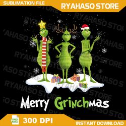 Merry Grinchmas PNG, merry christmas png, grinch png, xmas png, holiday png, digital download, Instant Download