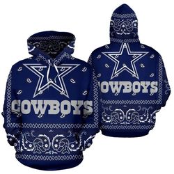 Dallas Cowboys Hoodie 3D Style2357 All Over Printed