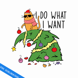 i do what i want retro christmas png