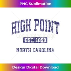 High Point North Carolina NC Vintage Athletic Sports Design Tank - Sleek Sublimation PNG Download - Lively and Captivating Visuals