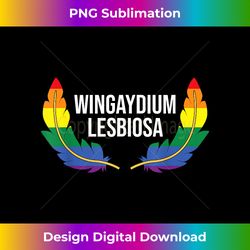 LGBT Lesbian Love Wingaydium Lesbiosa P - Urban Sublimation PNG Design - Customize with Flair