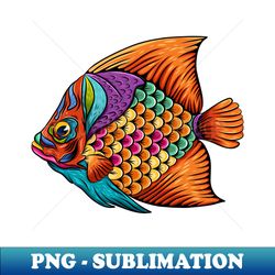 Surgeon Fish Colorful - Stylish Sublimation Digital Download - Defying the Norms