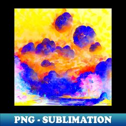 Painting a cartoon landscape artwork - Creative Sublimation PNG Download - Vibrant and Eye-Catching Typography