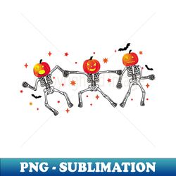 skeleton  pumpkin halloween - PNG Transparent Digital Download File for Sublimation - Bring Your Designs to Life