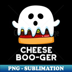 Cheese Boo-ger Cute Halloween Ghost Cheeseburger Pun - Vintage Sublimation PNG Download - Spice Up Your Sublimation Projects