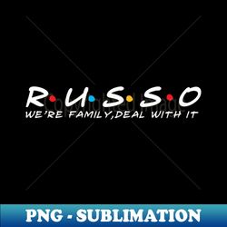 The Russo Family Russo Surname Russo Last name - Instant Sublimation Digital Download - Instantly Transform Your Sublimation Projects