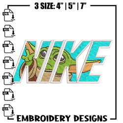 baby yota Nike embroidery design, baby yota embroidery, Nike design, logo design, logo shirt, Digital download