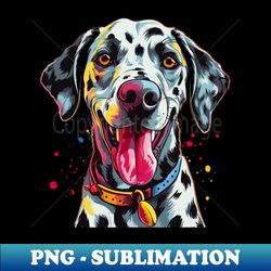 Dalmatian Smiling - Premium PNG Sublimation File - Perfect for Sublimation Mastery