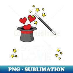 Magical Love - White - PNG Sublimation Digital Download - Perfect for Sublimation Mastery