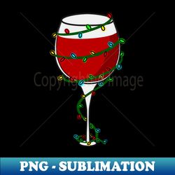 Christmas wine - Stylish Sublimation Digital Download - Capture Imagination with Every Detail