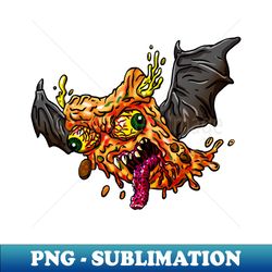 Bat Pizza - PNG Sublimation Digital Download - Spice Up Your Sublimation Projects