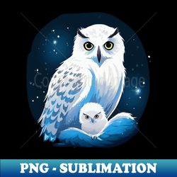 Snowy Owl Mothers Day - Trendy Sublimation Digital Download - Perfect for Sublimation Art
